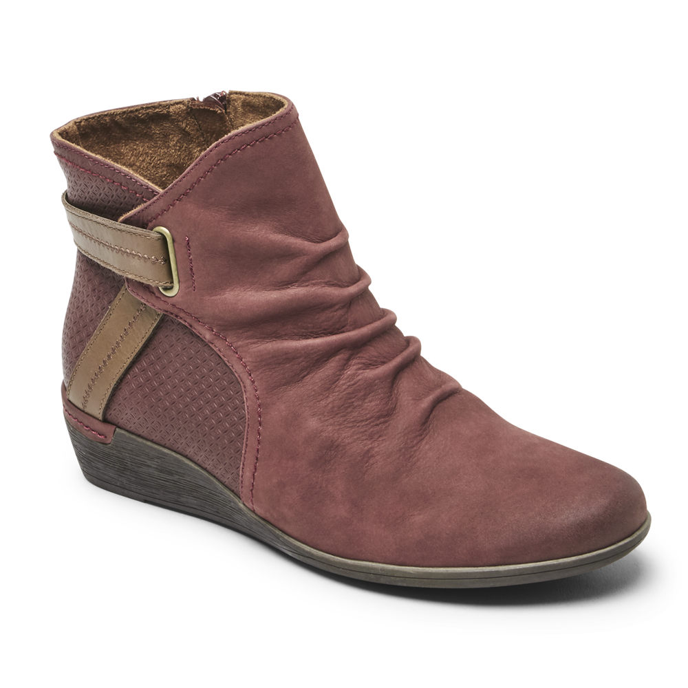 Rockport Booties For Womens Red - Cobb Hill Devyn - KZ4397086